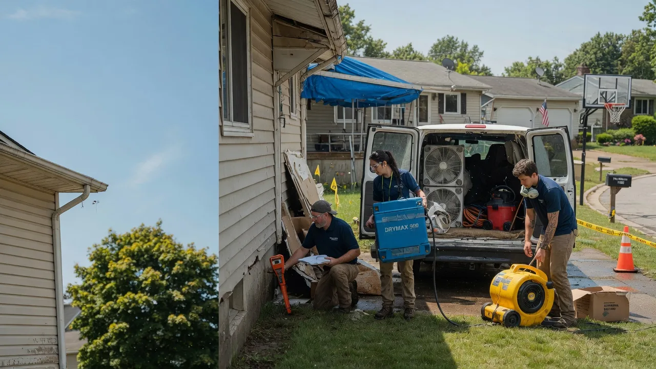 Ceiling Leak Cleanup in Le Roy, IL near me