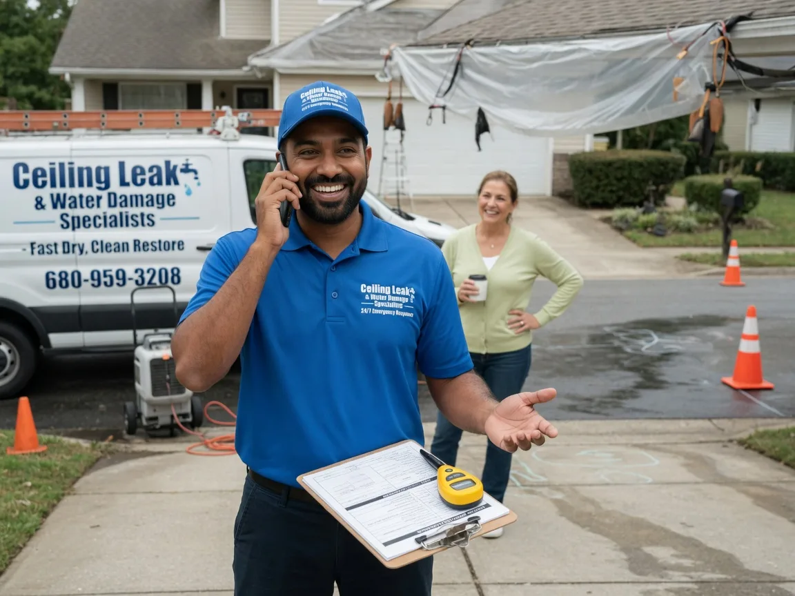 Ceiling Leak Cleanup Le Roy, IL FAQs
